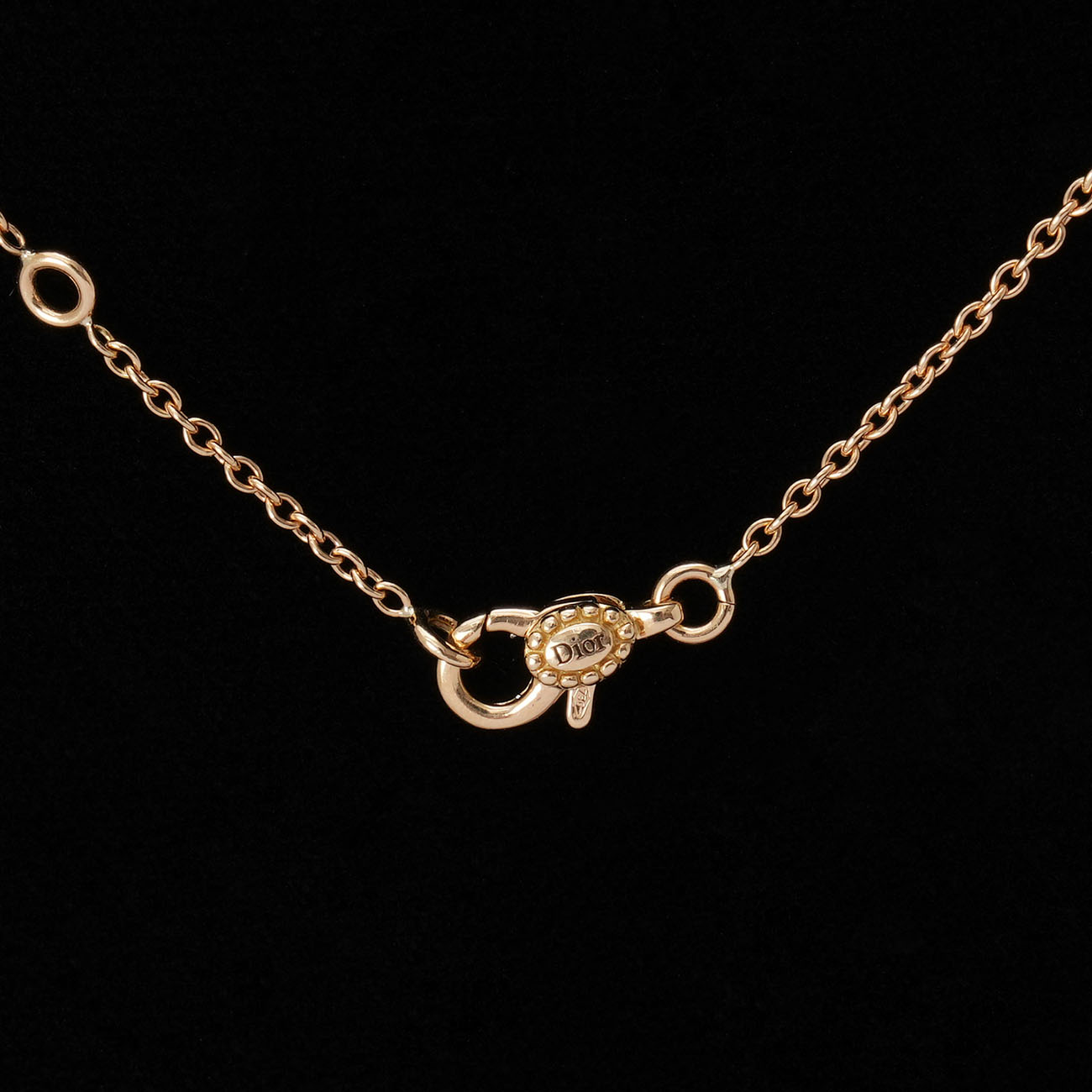 CHRISTIAN DIOR(USED)디올 JSAM95002 로즈 셀레스트 목걸이